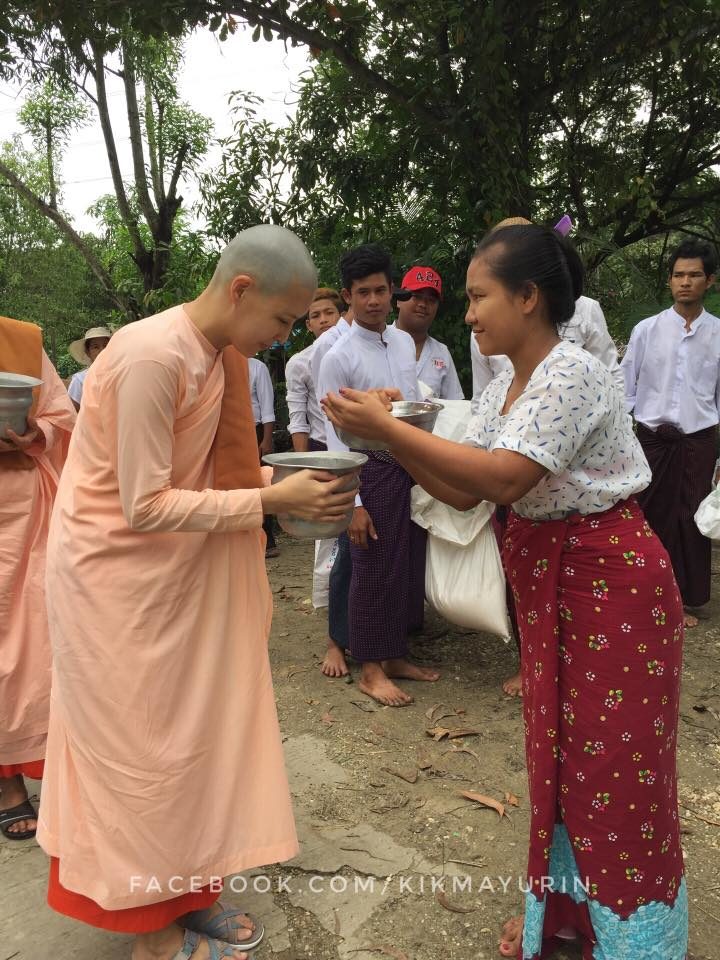 ละทางโลก เผยภาพแม่ชี กิ๊ก มยุริญ ปฏิบัติธรรมวัดในพม่า - ข่าวสด