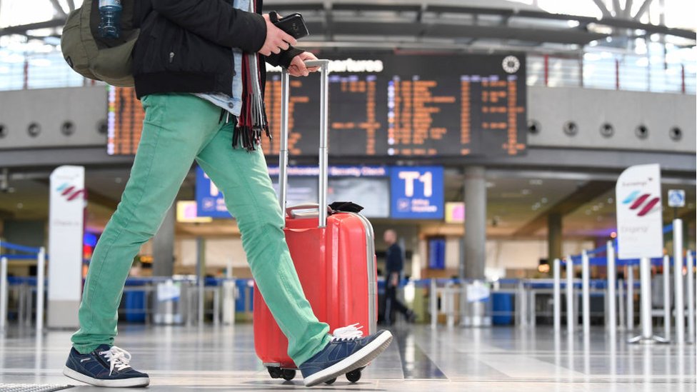 Man in airport