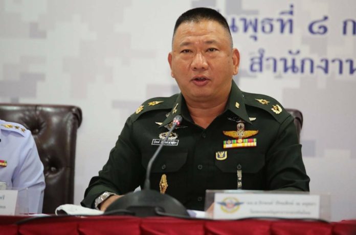 Major General Thiraphong Patamsing Na Ayudhya, Spokesperson for the Royal Thai Armed Forces