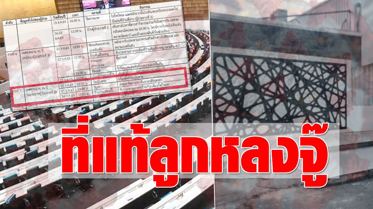 A young man addicted to COVID attends a council meeting at an online gambling bank  True Luk Long Ju  Owner of Rayong Casino