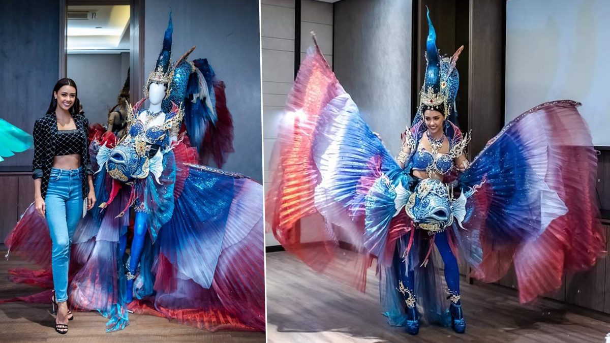 Awesome!  Reveal the national costume  “Trirong Anongnat Suphanmacha” Ching Miss Universe 2020