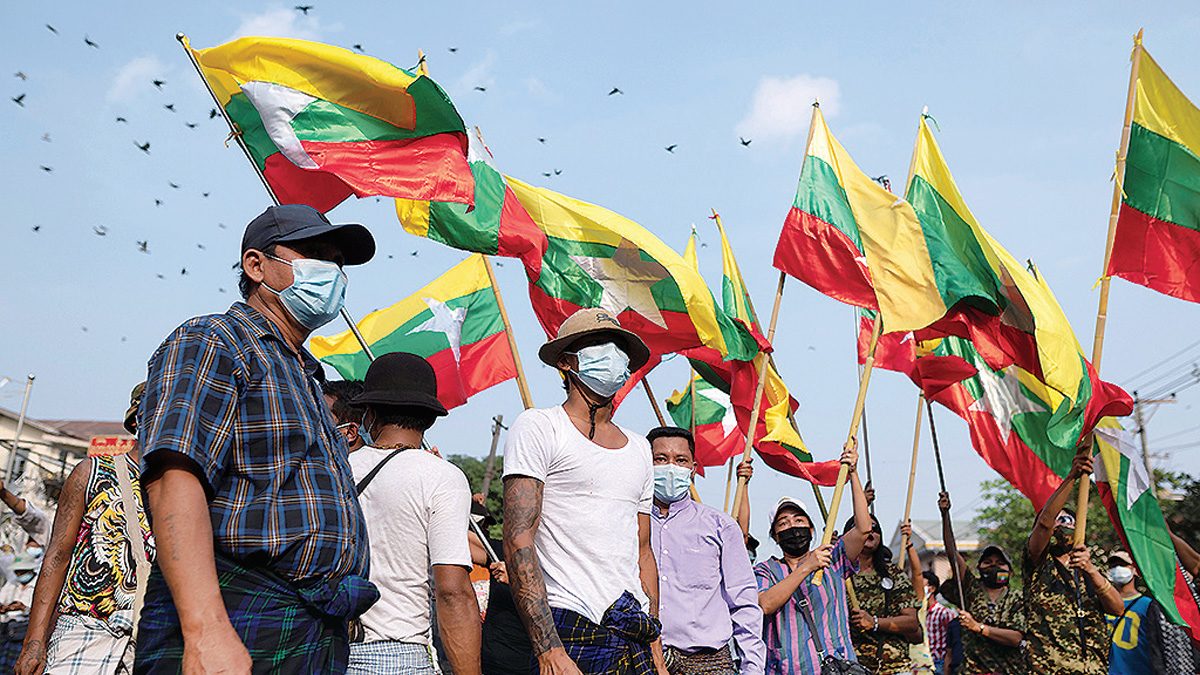 Foreign-international warns Burma Army not to seize power