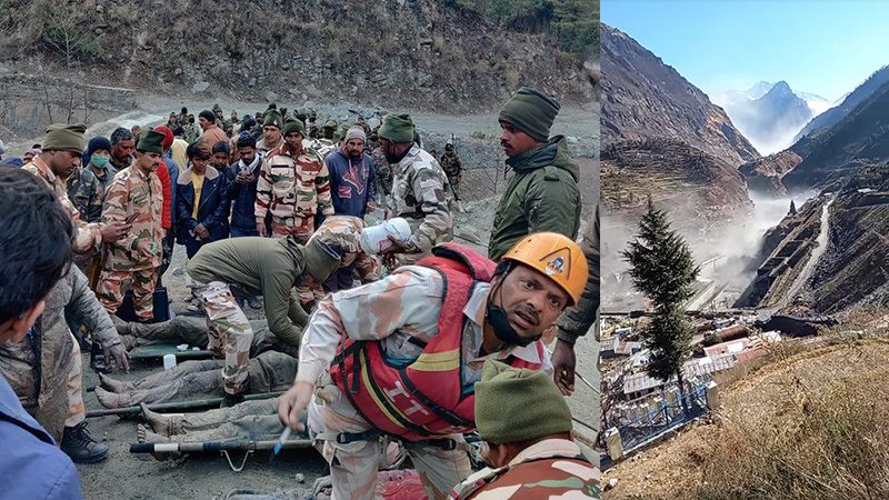 India accelerates to save 37 workers  Stuck in a tunnel  The glacier was collapsed.