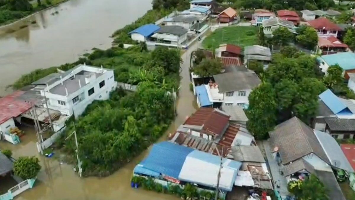 สุพรรณบุรี หวั่นน้ำท่วม10อำเภอ เขื่อนกระเสียว ระบายน้ำ เฝ้าระวัง24ชม.