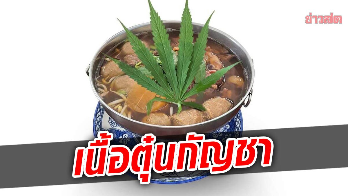 โคราช เตี๋ยวเนื้อตุ๋นกัญชา สุดฮิต ลูกค้าแน่นจนต้องขยาย 4 สาขา