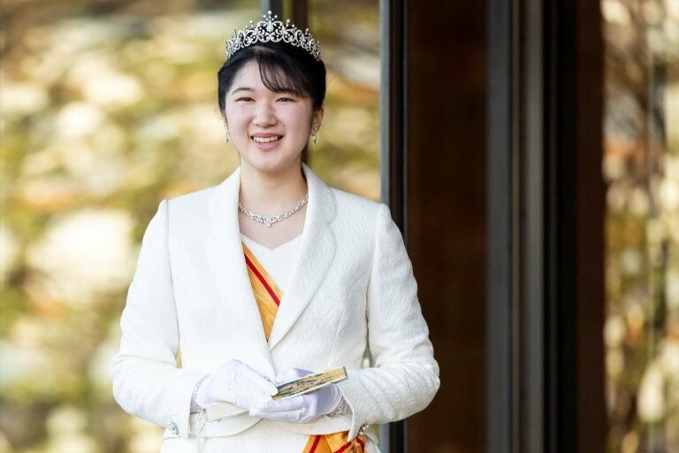 Princess Aiko greets the press on the occasion of her coming-of-age at the Imperial Palace in Tokyo, Japan December 5, 2021