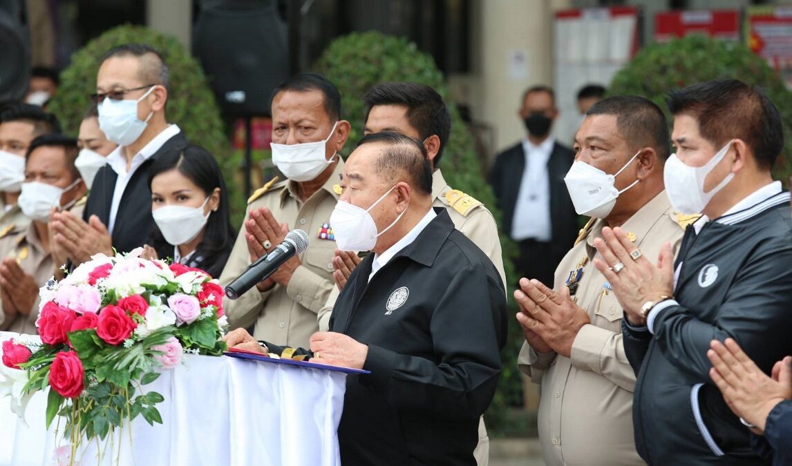 ประวิตร  ควงธรรมนัส-นฤมล ลงสมุทรสาคร ติดตามบริหารจัดการน้ำ