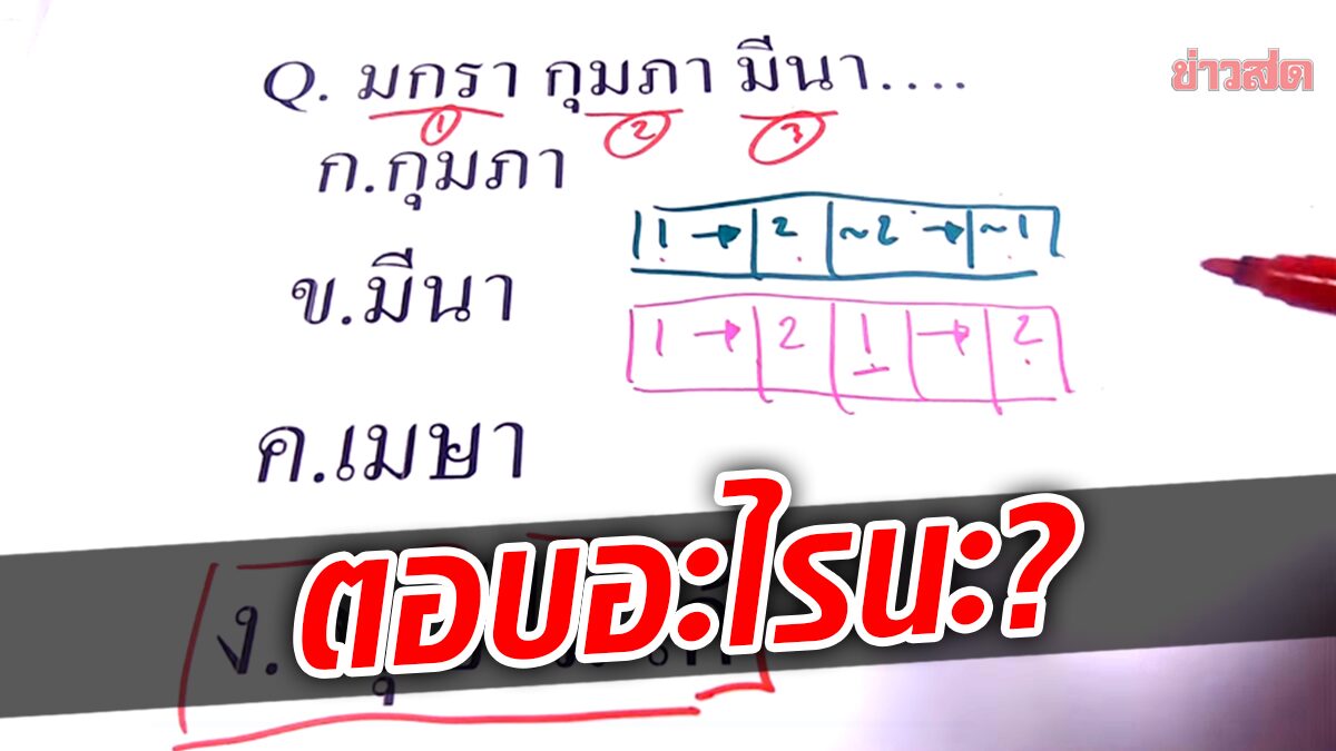 ชาวเน็ตถกสนั่น ข้อสอบข้าราชการ  มกรา กุมภา มีนา ต่อไปอะไร ฟังเฉลยถึงกับมึน!