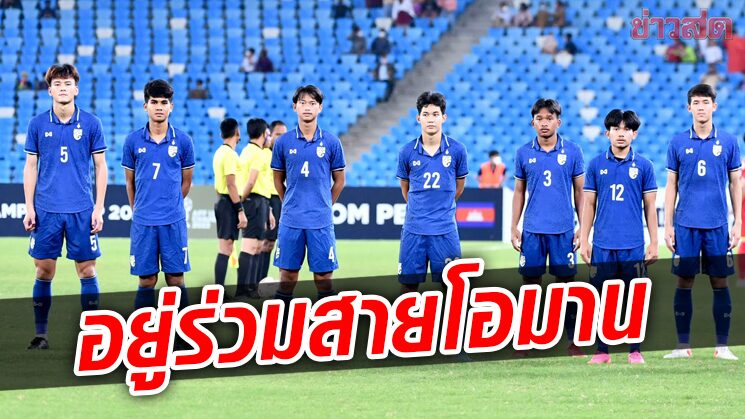 แข้งยู-20 อยู่กลุ่มจีร่วมกับโอมาน-ฟิลิปปินส์-อัฟกานิสถานศึกคัดเอเชีย