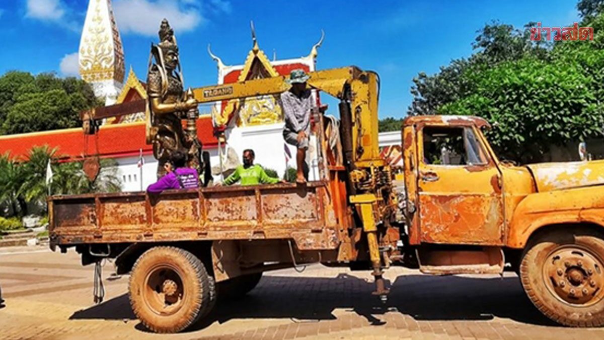 พระครู ถูกหวย18ล้าน วัดดัง ย้ายท้าวเวสสุวรรณ แห่จ้องเลขธูป-ทะเบียนรถ