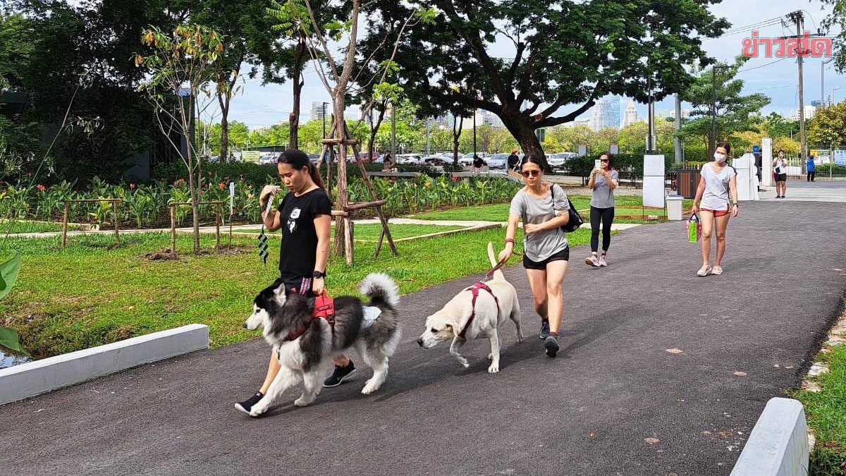 โฆษกรัฐบาล ปลื้ม Dog Park สวนเบญจกิติ กระแสตอบรับดี ชูนโยบาย บิ๊กตู่