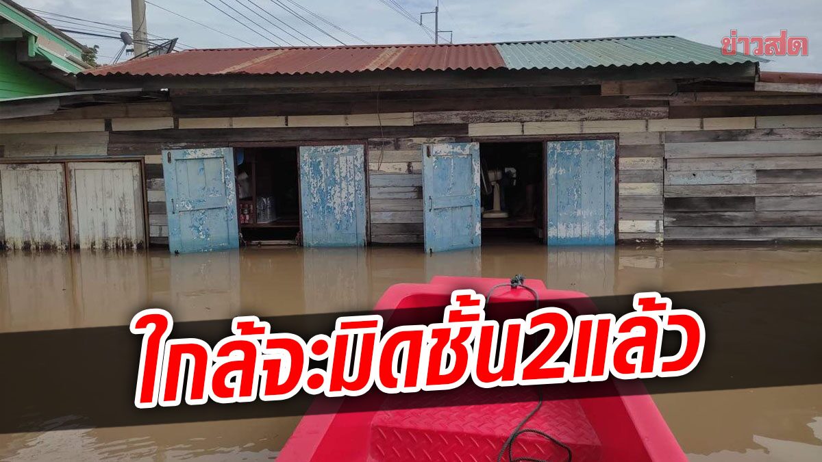 ชาวอยุธยาร้อง น้ำท่วมเกือบถึงหลังคา ไร้ที่จะอยู่แล้ว แม้แต่หม้อหุงข้าวยังไม่มี