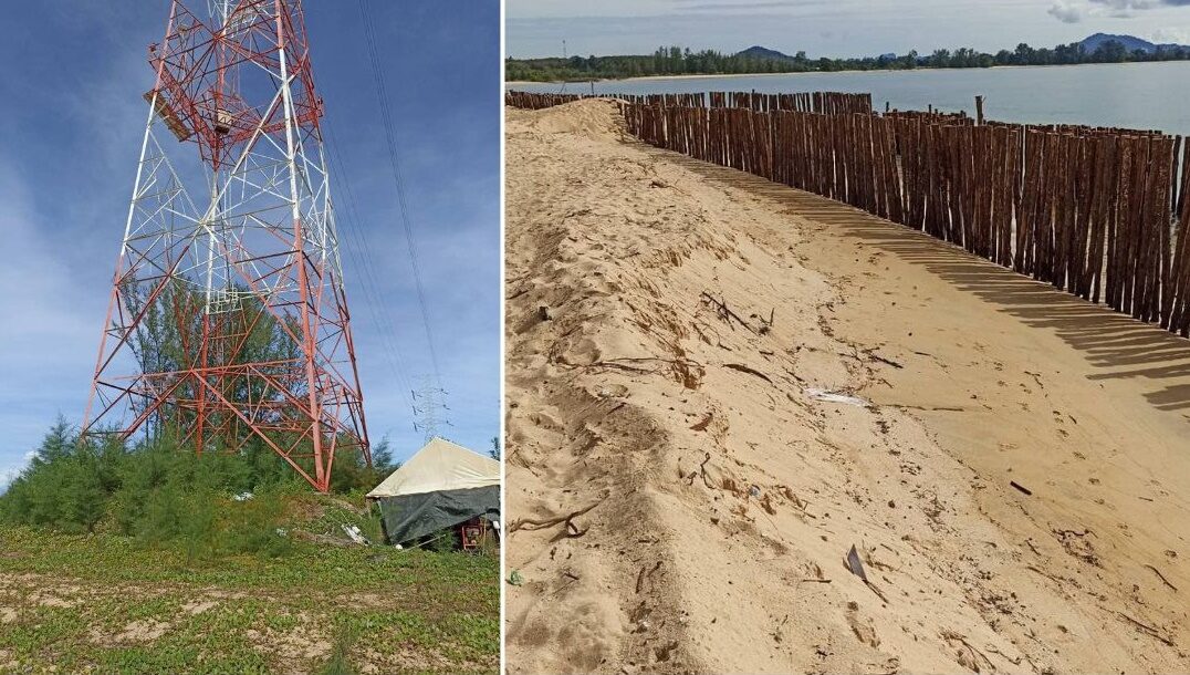 Department of Marine Resources Drive through coastal erosion Protect high voltage transmission towers – increase stability