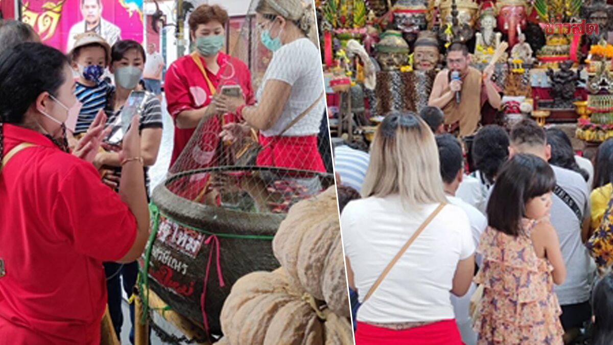 สาวจุดประทัด5หมื่นนัด แก้บน เจ้าสัวเฮง ถูกหวย6งวดติด แห่ส่องเลขเด็ด