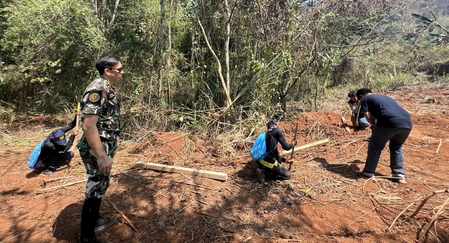 กรมอุทยานฯ ลุยกลบ 11 หลุมยุบ เสร็จแล้ว 3 หวั่นอันตรายต่อคน-ช้างป่า