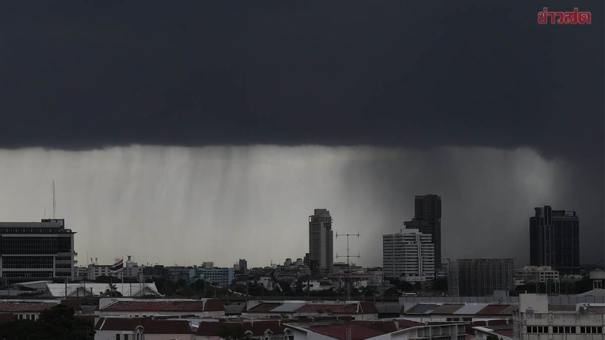 กรมอุตุนิยมวิทยา พยากรณ์อากาศวันพรุ่งนี้ 37 จังหวัดฝนฟ้าคะนอง 4 ภาคโดนถล่มหนัก 60%