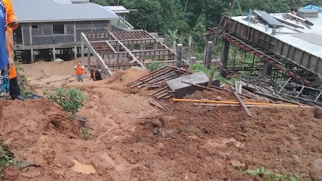 Landslide on Koh Samui leaves two missing amid heavy rain | News by Thaiger